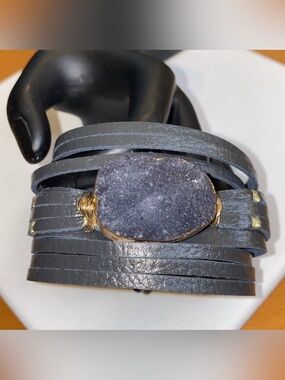 Bansri Leather Cuff NWOT